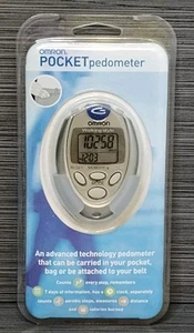 Omron Taschenschrittzähler HJ-112 Dual Sensor Gehstil Schritte Kalorien Entfernung - Bild 1 von 10