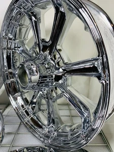 2015 -2023 WHEEL front Indian Scout BOBBER Rim CHROME OEM OUTRIGHT - Picture 1 of 5