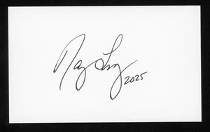 Nancy Lopez LPGA World Golf Hall of Fame Signed 3x5 Index IMAGE Card E28410 - Picture 1 of 1