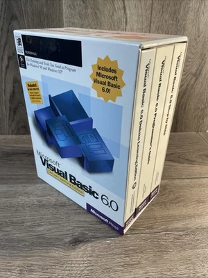 Microsoft Visual Basic 6.0 Deluxe Learning Edition W/Key Two CDs - Image 1 of 4