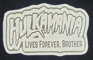 Hulk Hogan Hulkamania lebt für immer Bruder 2,5" × 4" Aufkleber Kombiversand  - Bild 1 von 1