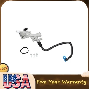 Salida de agua de refrigerante de motor de aluminio con manguera para Chevy Cruze Sonic Trax Buick - Imagen 1 de 9