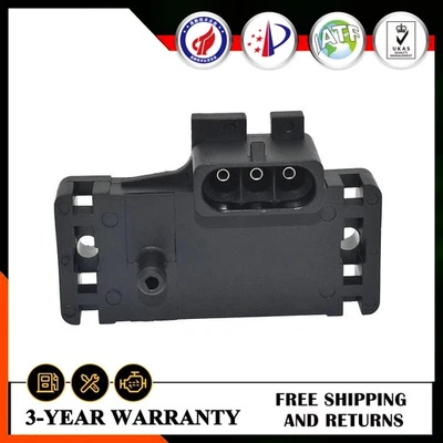 Intake Air Pressure Sensor MAP For Buick Chevrolet Cadillac 16254719 12569240 - Image 1 of 4