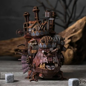 Studio Ghibli Howl's Moving Castle Ki-gu-mi Kigumi Wooden 3D Puzzles Color Ver. - Picture 1 of 11