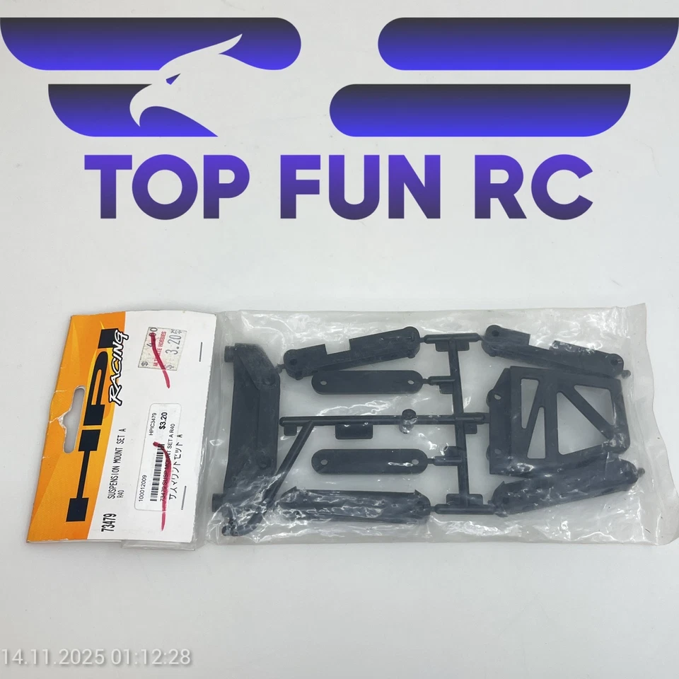 HPI 73479 SUSPENSION MOUNT SET A FOR R40 1/10 SCALE NITRO TOURING RC CAR - Image 1 of 1