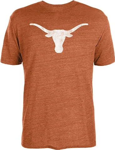 Texas  Longhorns Adult UT Orange Distressed Bevo T Shirt Cover