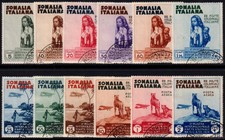 Colonie - Somalia - 1934 - Mostra d'Arte Coloniale - serie usata - Sassone S.38