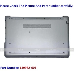 L49982-001 GRAY New For HP 15-DA 15-DB 15-DR 250 255 256 G7 Bottom Base Cover - Picture 1 of 3