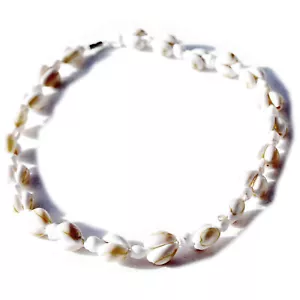 Seestern Halskette Modeschmuck aus Kauri Muscheln & Muschelperlen /117 - Bild 1 von 12
