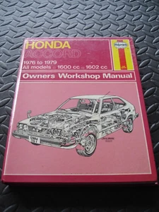 Honda Accord Haynes manual 1976 to 1979 - Picture 1 of 2