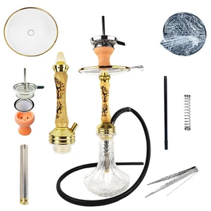 Shisha Set ,Wasserpfeifen Set , Nargila Aluminium, Alu Komplett Hookah,Hook, - Bild 1 von 4