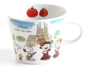 Snoopy 340ml Mug Cup World Travel  Mug Spain - Picture 1 of 4