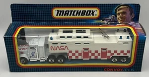 1987 Matchbox Convoy Peterbilt NASA Tracking Vehicle CY-15 - Picture 1 of 10