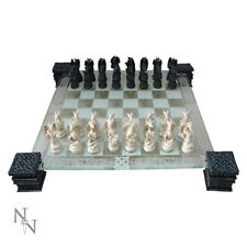 Nemesis Now Dragon Figure Fantasy Glass Chess Set Complete