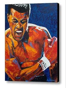 "Get Up And Fight, Sucker" Hand Embellished Canvas Art - Picture 1 of 4
