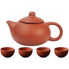 Cup Kit Loose Leaf Purple Clay Teapot Set Household