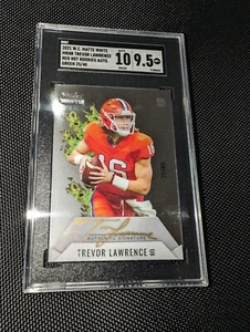 Trevor Lawrence 2021 Wild Card Red Hot Rookie Auto Green 25/40 - Picture 1 of 2