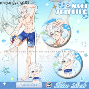 BLUE LOCK Nagi Seishiro Anime Acrílico Soporte Modelo Placa Escritorio Decoración Otaku - Imagen 1 de 16