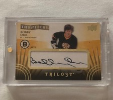 🔥2014-15 Upper Deck Trilogy Tryptichs Signatures 01/40 Bobby Orr #T-BB1 Auto🔥