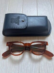 JULIUS TART OPTICAL AMBER clear lens 44□22 Not Used With Case Rare