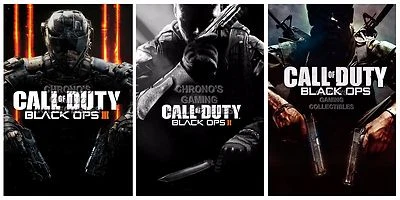 Call of Duty Black Ops I II III PS4 PS3 XBOX ONE 360 POSTER MADE IN USA- CODSET2