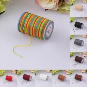 Canvas Sewing Waxed Flat Thread for Leather Craft DIY, - Picture 1 of 25