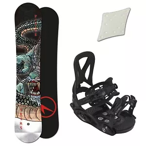 TRANS PIRATE KINDER SNOWBOARD SET ~ 100 CM + JUNIOR BINDUNG GR. S + PAD - Bild 1 von 1