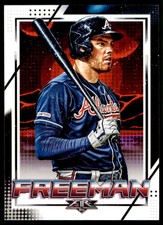 2020 Topps Fire Freddie Freeman Atlanta Braves #74