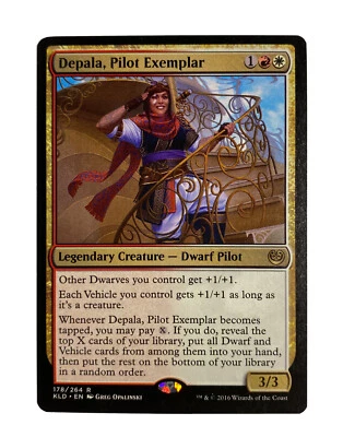 DEPALA, PILOT EXEMPLAR - KALADESH - MTG MULTICOLOR LEGENDARY CREATURE RARE NM - Image 1 of 4