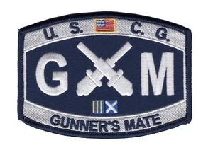 Coast Guard-GM-Gunner's Mate MOS Patch - Picture 1 of 6