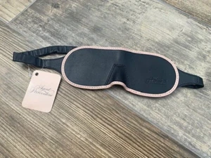 Agent Provocateur Black Leather Eye Mask - Blind Fold - Brand new with Tags! - Picture 1 of 3