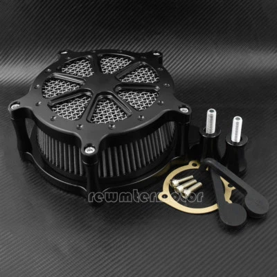 Spray Style Air Filter Gray Cleaner Intake Fit For Harley Softail Dyna 2000-2015 - Image 1 of 4