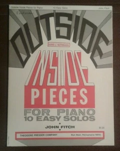 Outside Inside Pieces For Piano 10 Easy Solos John Fitch - Picture 1 of 2