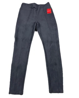 Spanx Mujer Imitación Gamuza Leggings Clásicos Azul Marino Elastizados Costuras Talla Mediana 27X27 Foto 1 de 4