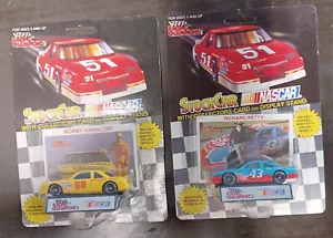 Racing Champions NASCAR Stock Car 1/64 Scale Bobby Hamilton and Richard Petty - Picture 1 of 1