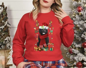 Xmas Sweatshirt Newfoundland Dog Christmas Jumper Sweater Day Stocking Filler - Picture 1 of 6