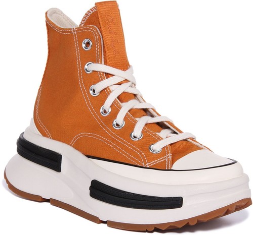 Converse A00853C Chuck Hi Unisex Alti Sneakers In Arancione UK 3 7