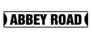 ABBEY ROAD Street Sign Metal Plastic Decal new Decals great UK song - Picture 1 of 15