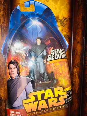 Nuevo de Lote Antiguo Película Star Wars Venganza Sith Capitán Antillas Hasbro #51 Juguete de Seguridad del Senado Foto 1 de 4