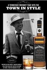 Sinatra/Jack Daniels Bourbon Poster 24 x 36 Zoll - Bild 1 von 2