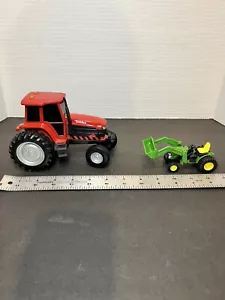 2001 Maisto Hasbro Plastic And Diecast Tonka 510 Farm Toy & John Deer Tractor - Picture 1 of 10