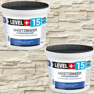 Ansetzgips 10Kg Kleber Dekorelemente Gipskleber Klinker Verblender Riemchen RM15 - Bild 1 von 3