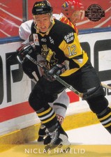 1995-96 Leaf Elit Set Sweden #5 Niclas Havelid AIK