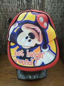 Mickey Mouse Disney Boys “Just Hangin' Around” Adjustable Baseball Cap Hat - Picture 1 of 10