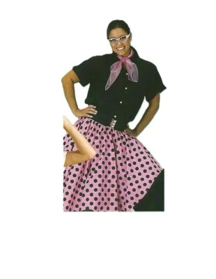 50'S  Poodle Skirt Outfit - Polk A Dot - Adult Medium - Cruisin' USA - Image 1 of 4