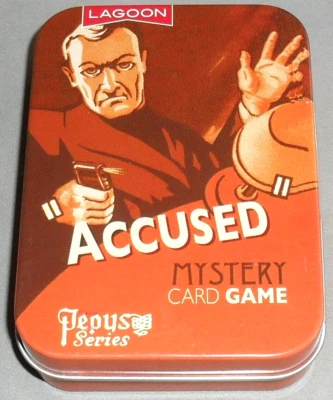 Accused Card Game Pepys Murder Mystery Lagoon Board Family Strategy 2011 SEALED - Image 1 of 4