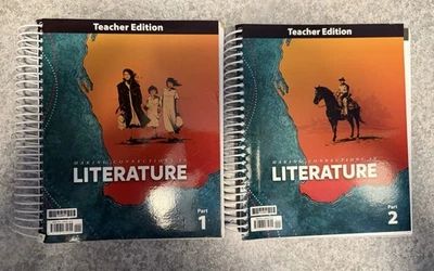 BJU Making Connections in Literature, Part 1  And 2 Teachers Edition 4th Ed - Image 1 of 2