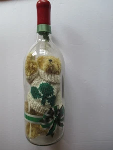 Irish Bear in a Bottle ungeöffnet - Kleeblatt Pullover - Bild 1 von 3