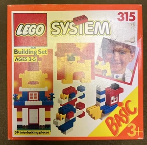 Retired Lego System 315 BASIC SET Unopened, 1992 NOS - Imagen 1 de 6