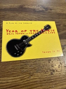 NEIL YOUNG y Crazy Horse Live, Año del Caballo, Postal publicitaria - Jim Jarmusch - Imagen 1 de 2